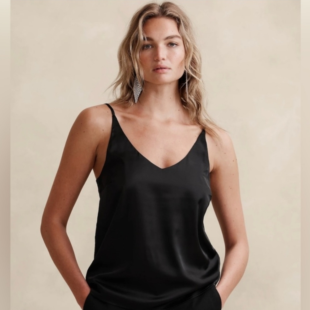 Banana Republic Satin V-Neck Camisole